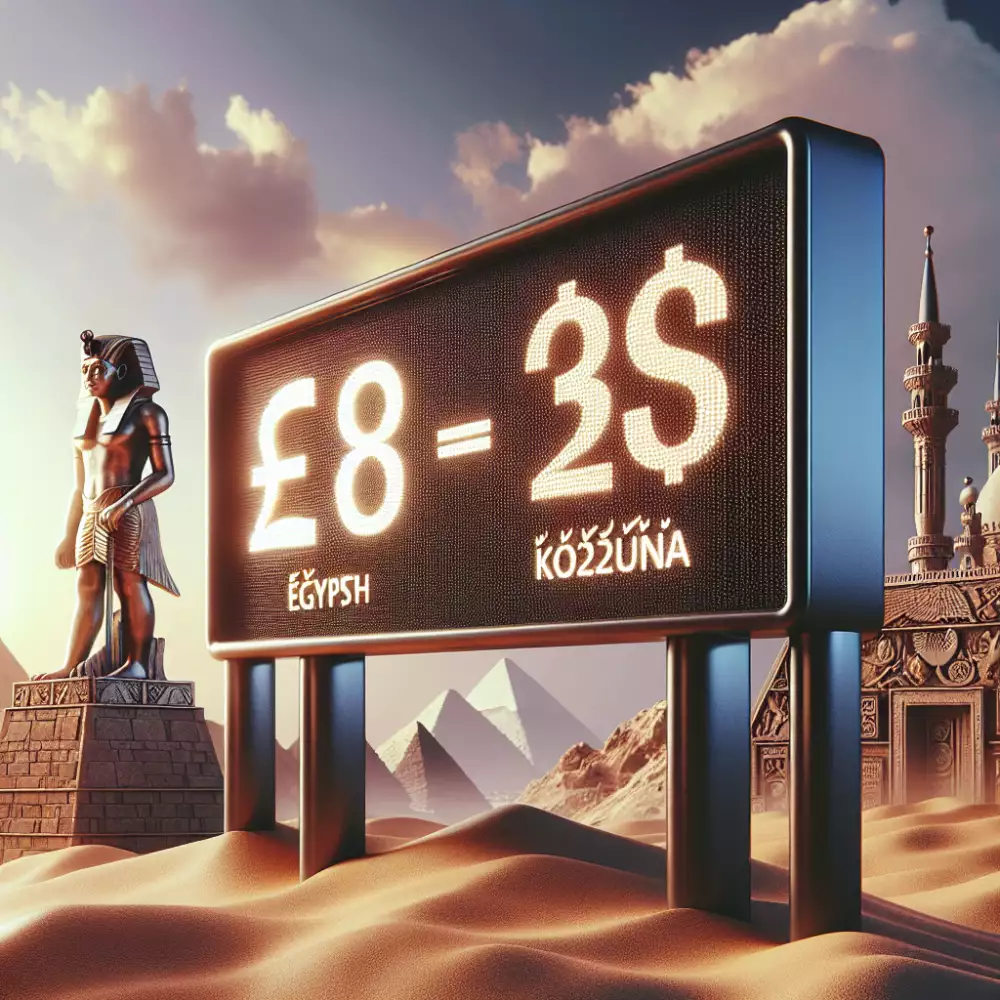 kurz egyptská libra czk