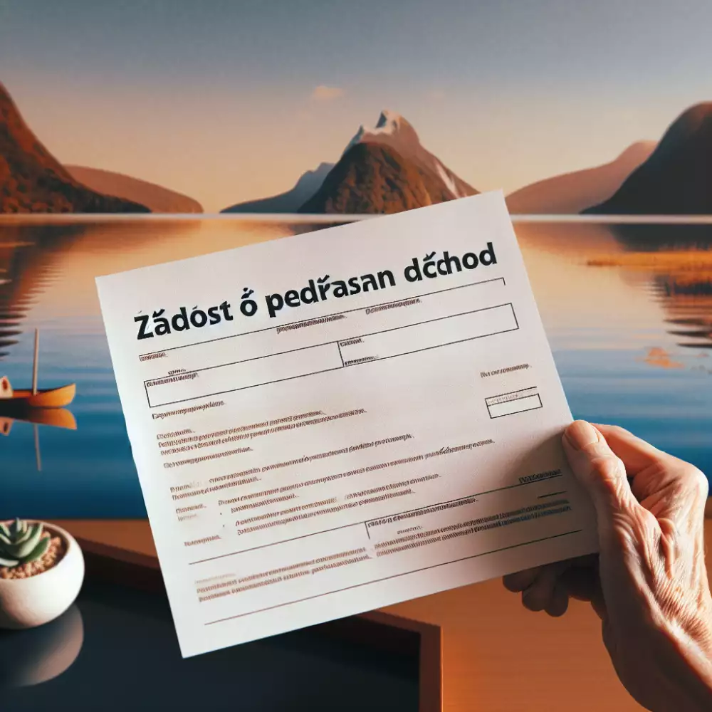 žádost o předčasný důchod