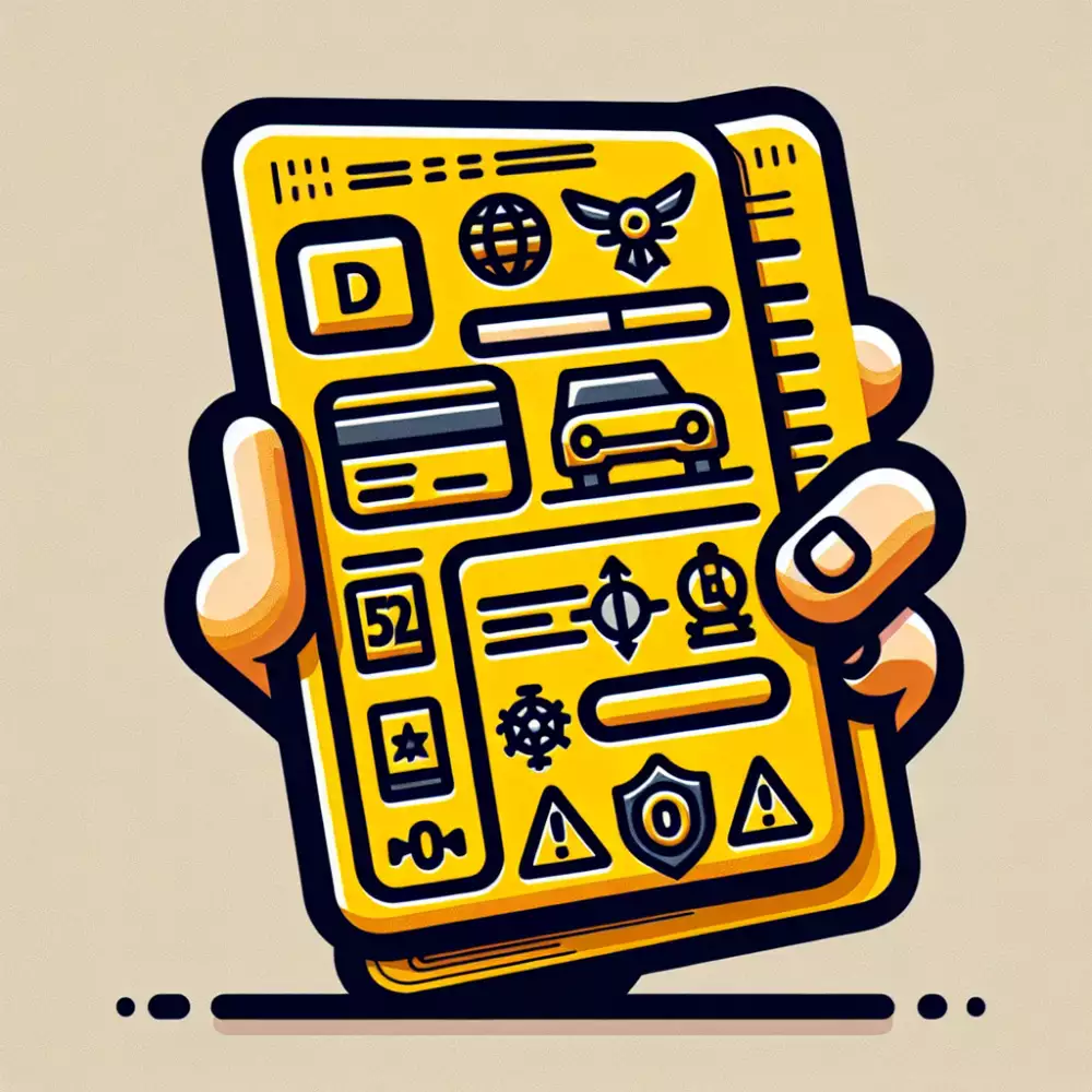 žlutá karta řidiče