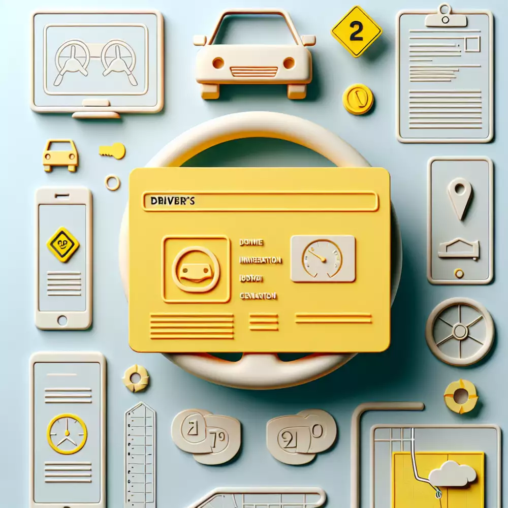 žlutá karta řidiče